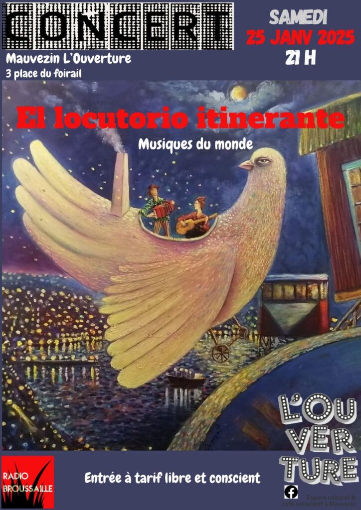 Affiche concert El Locutorio Itinérante