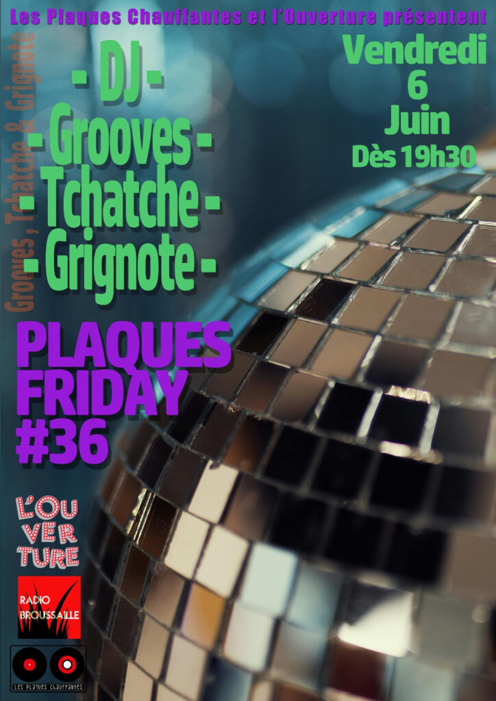 Affiche Plaques Friday 6 juin